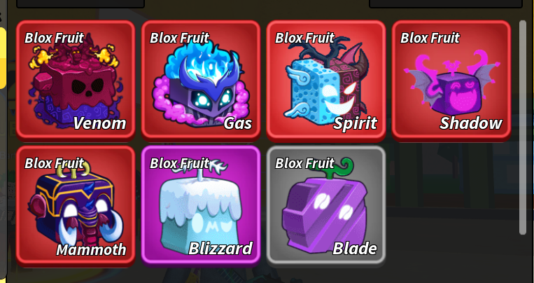 BloxFruit account